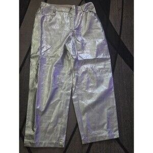 On 34th women's silver pants